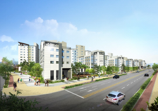 김포한강 롯데캐슬 투시도<롯데건설 제공>